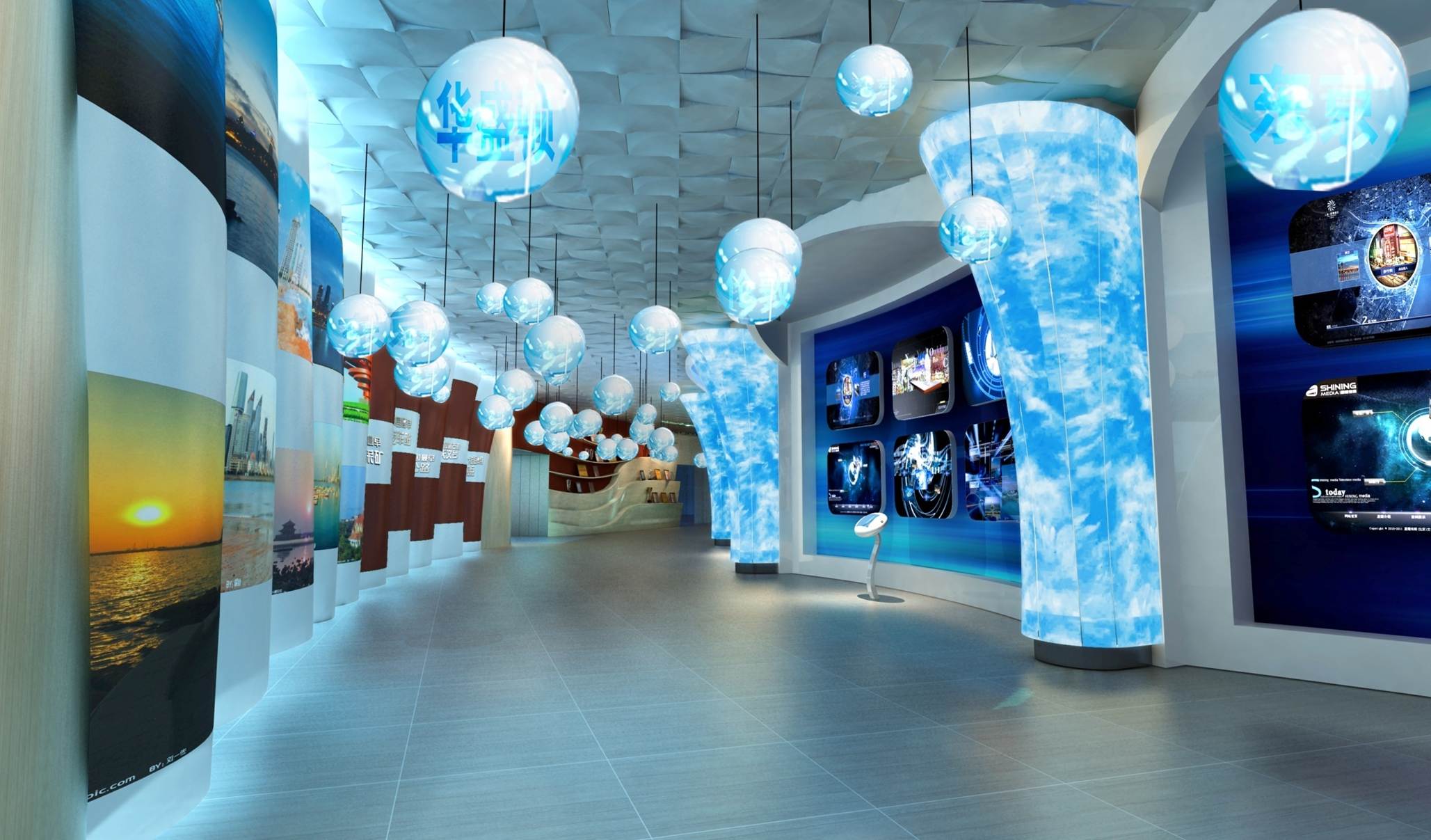 數(shù)字展廳設計