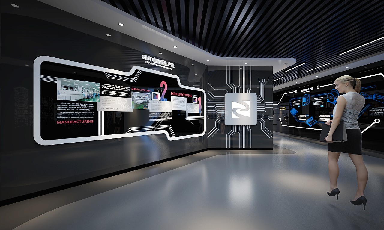 數(shù)字化企業(yè)展館展廳設(shè)計