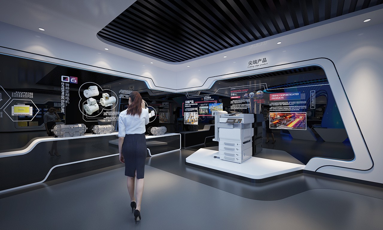 數(shù)字化企業(yè)展館展廳設(shè)計