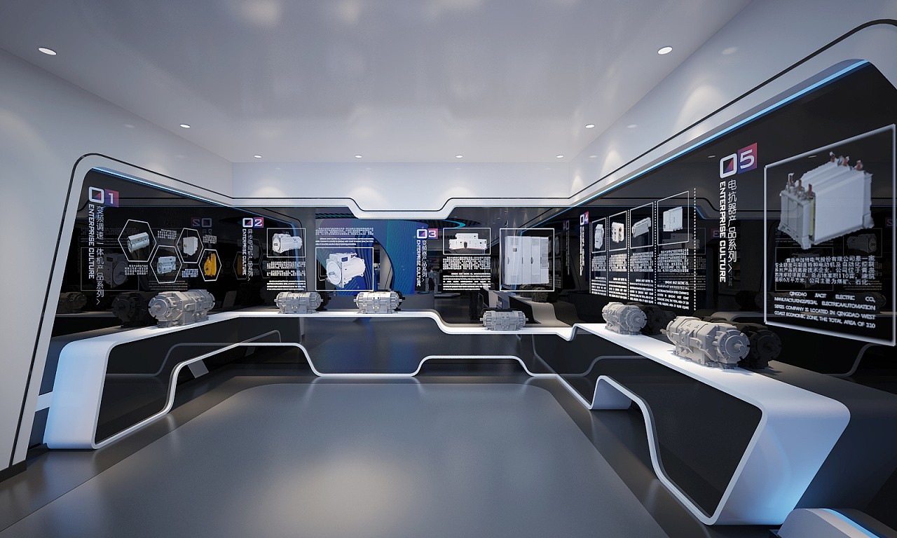 數(shù)字化企業(yè)展館展廳設(shè)計