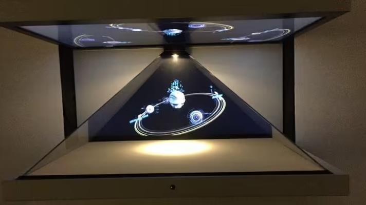 數(shù)字多媒體展項——360全息柜 數(shù)字多媒體展項——360全息柜